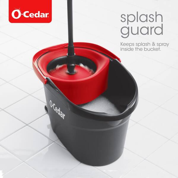 OCedar EasyWring Microfiber Spin Mop Bucket Floor Cleaning System BEST SELLER