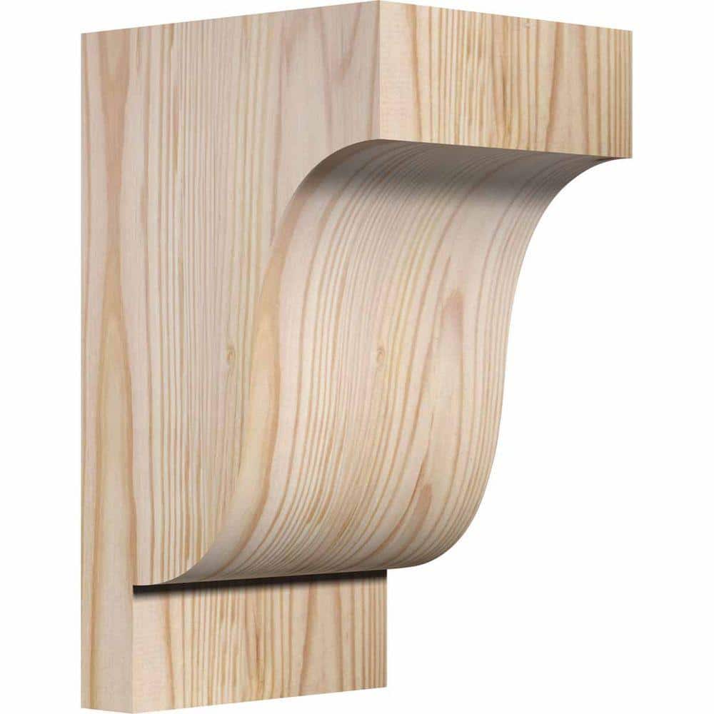 Douglas Fir Smooth 10" x 5.5" x 6" Rustic Corbel