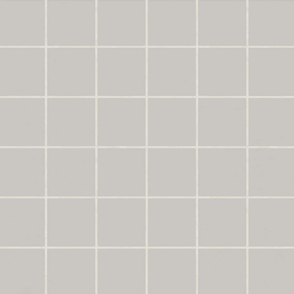 Sample-Marin 2 in. x 2 in. Matte Square Mosaic Wall Ceramic Tile Sample in Pebble Gray price history on PriceWatchPro