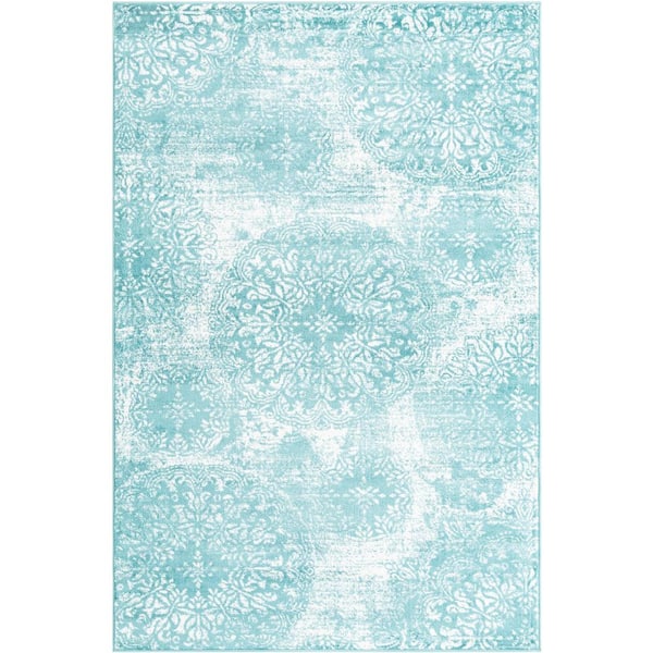 Unique Loom Sofia Grand Turquoise 5' 0 x 8' 0 Area Rug