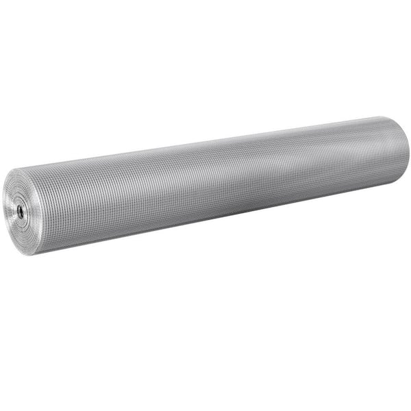 1/4 in. Hardware Cloth 48 in. x 100 ft. Galvanized Wire Mesh Roll for Chicken Fencing Garden Small Rodents
