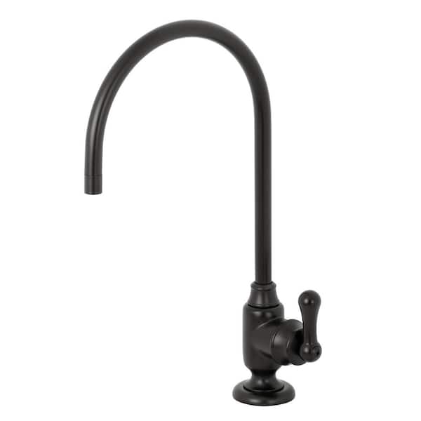 Kingston Brass Replacement Drinking Water Single-Handle Beverage Faucet in Matte Black for Filtration Systems