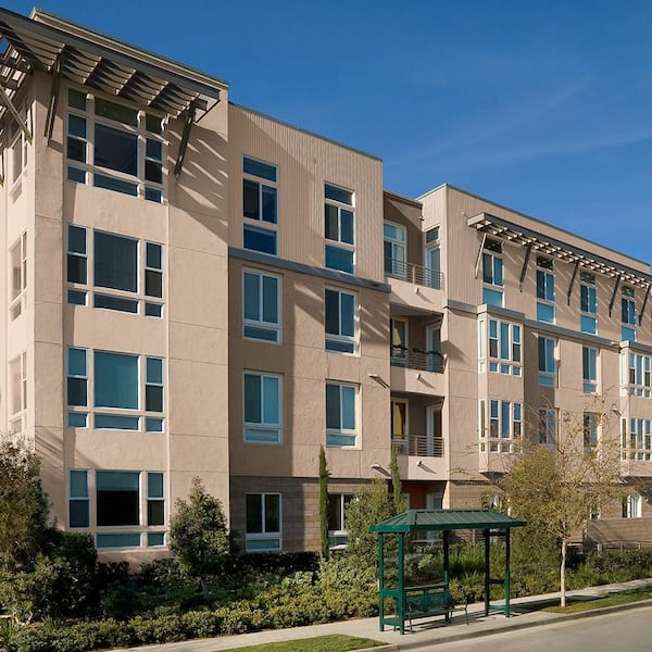 5 gal. #PPU4-14 Renoir Bisque Flat Exterior Paint