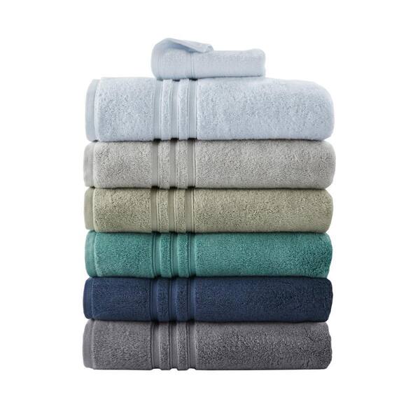 Hotel Style Turkish Cotton Bath Towel Collection Solid Print Granite Bath  Towel