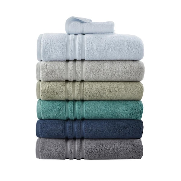 White Luxury Bath Sheet Towels Extra Large 35x70, 2-Pack Light Blue, Highly