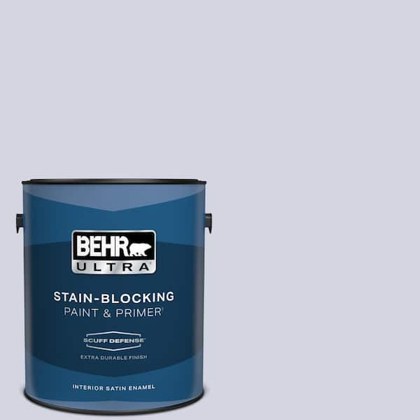 BEHR ULTRA 1 gal. #630E-2 Purple Veil Extra Durable Satin Enamel Interior Paint & Primer