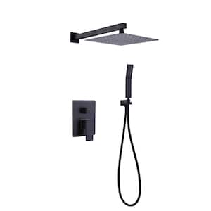 Single Handle 1-Spray Shower Faucet 1.8 GPM with Corrosion Resistant in. Matte Black