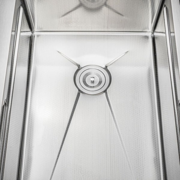 Golden Vantage HEX 33 in. Drop-in Single Bowl Stainless Steel