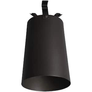 Nightsaver Collection Textured Black Traditional Outdoor Lamp Shield Accessory