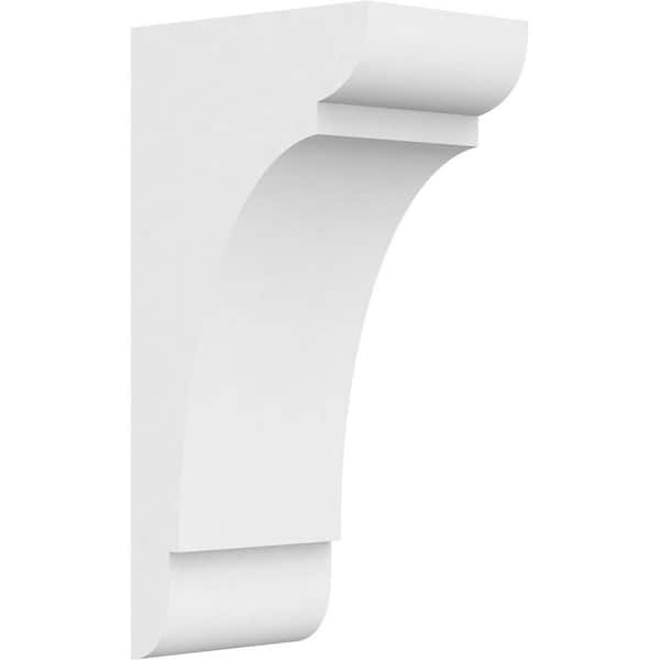 Ekena Millwork 7 in. x 20 in. x 10 in. Standard Olympic Architectural Grade PVC Corbel