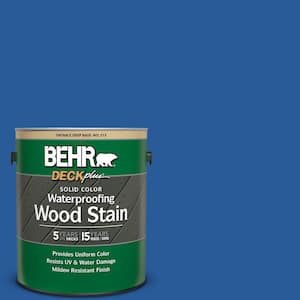 1 gal. #P510-7 Beacon Blue Solid Color Waterproofing Exterior Wood Stain