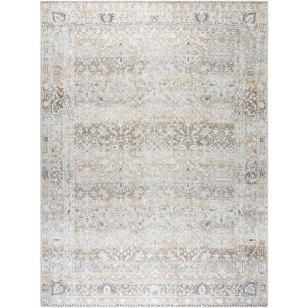 Our PNW Home Sage 3 ft. x 12 ft. Rainier Traditional Indoor Machine-Washable Area Rug price history on PriceWatchPro