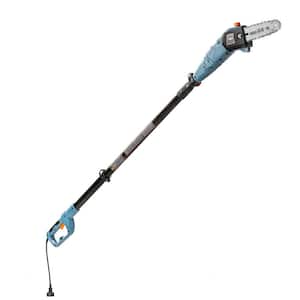 8 in. 6.5 Amp Electric Pole Saw with Oregon Bar and Chain Auto Oiler and Reaches Branches up to 14 ft. Above