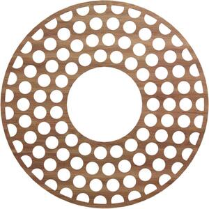 0.25 in. x 34 in. x 34 Wood Medallion Moulding