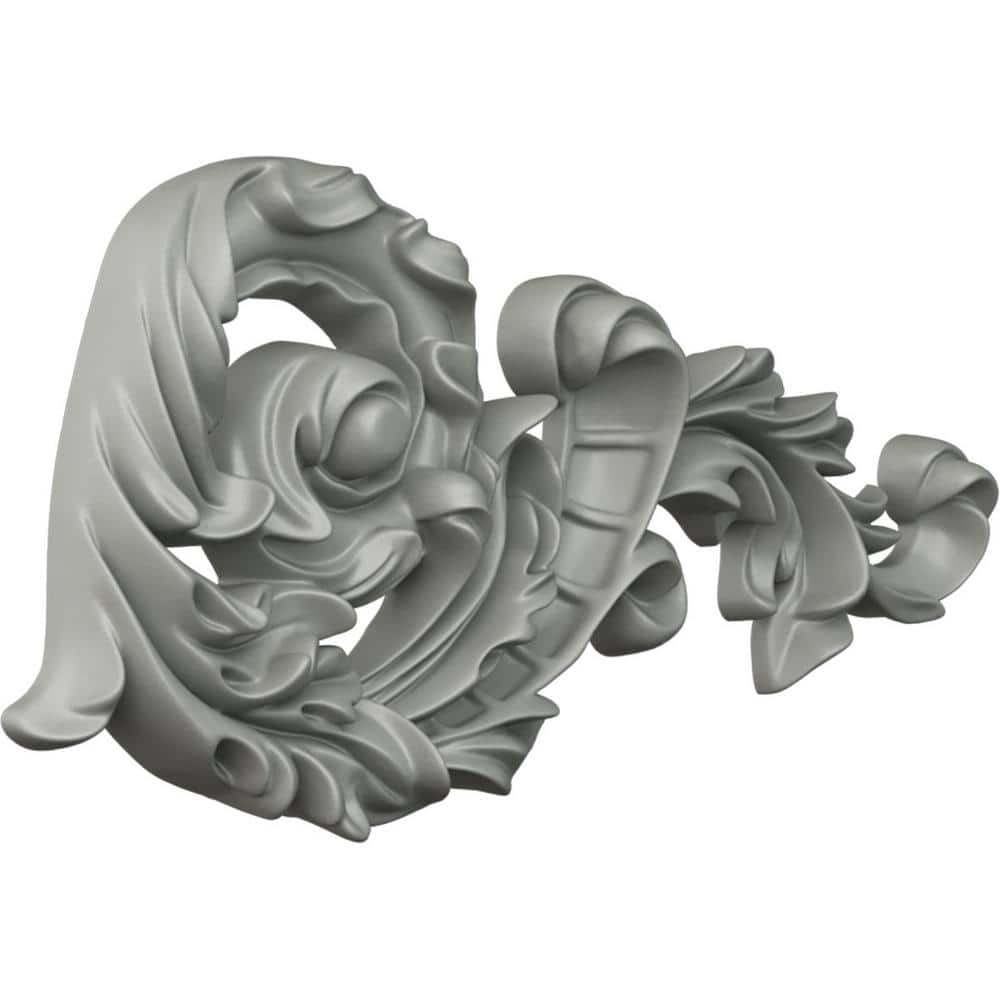 Primed White Polyurethane Right Applique Onlay