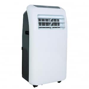 SereneLife 12,000 BTU Portable Air Conditioner Cools 320 Sq. Ft. with Dehumidifier and Fan Modes in White