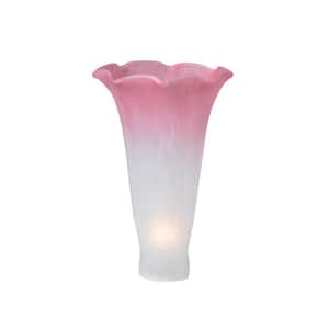 Pond Lily 5 in Multicolored Colorful Glass Cone Shade