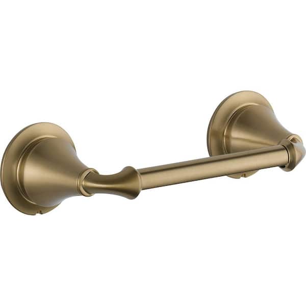 Delta Linden Pivoting Wall Mounted Toilet Paper Holder in Champagne Bronze