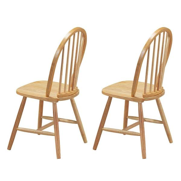 Wood spindle dining chairs hot sale