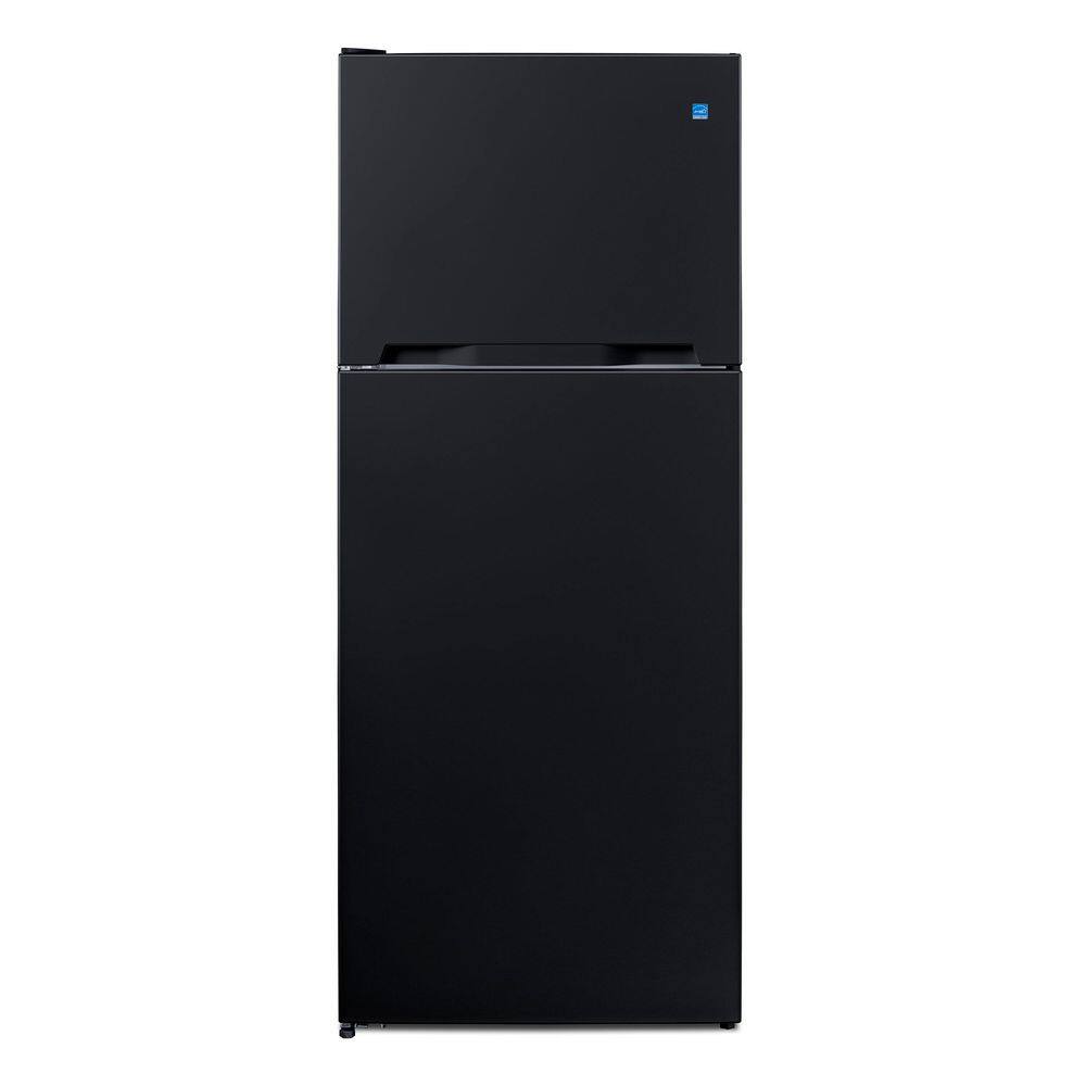 Summit Appliance 14.3 cu. ft. Top Freezer Refrigerator in Black