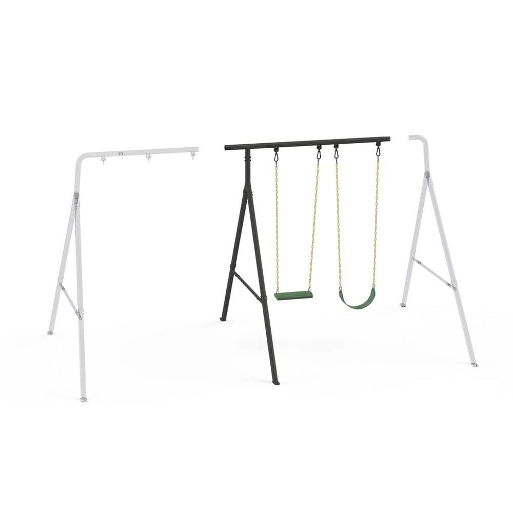 Modular Steel Outdoor Adventure Swing Set GPSSE6 - The Home Depot