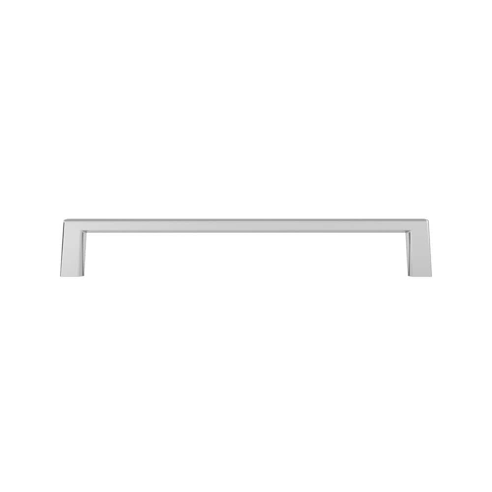 Chrome Modern Rectangular Cabinet and Drawer Pull Handle