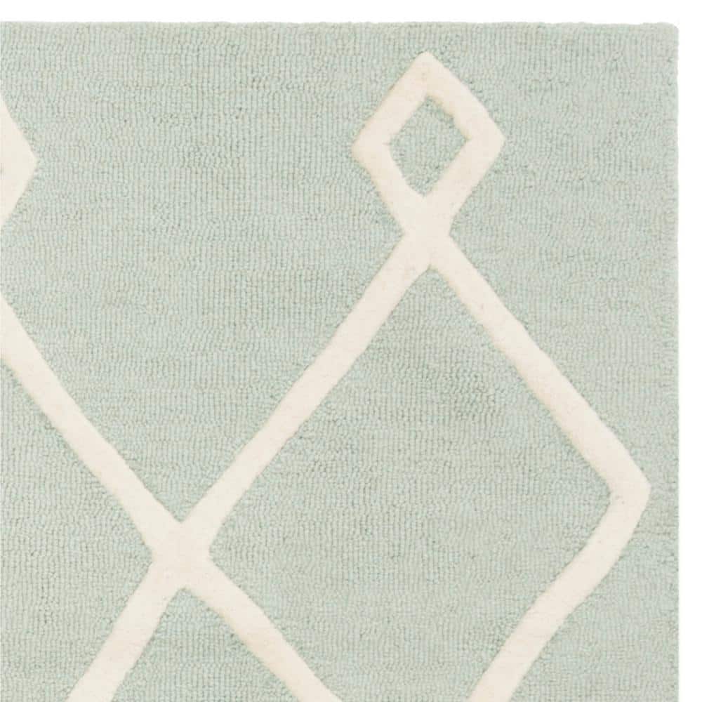 Ivory Bliss Hand-Tufted Wool Kids' Playroom Rug, 6' x 9'