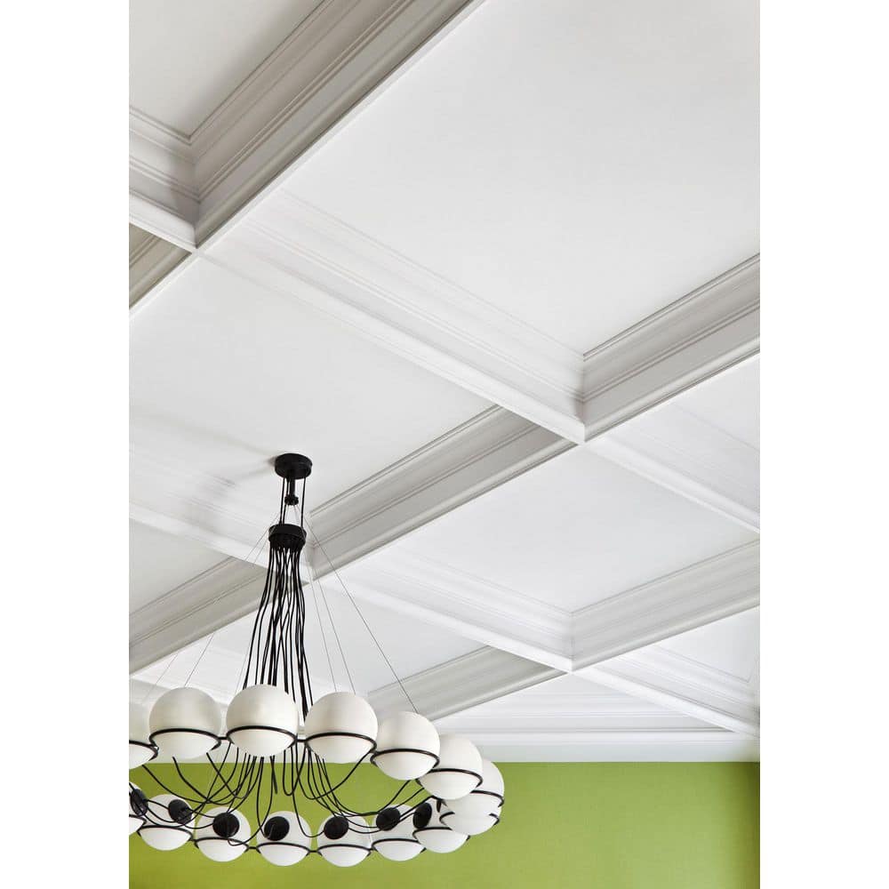 Primed White Polyurethane Crown Moulding 78 in
