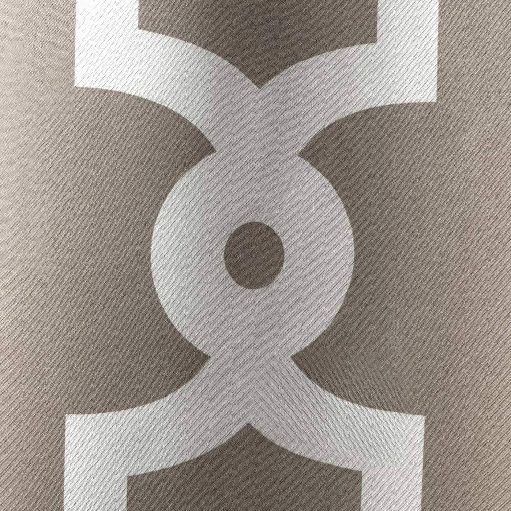 Taupe Polyester Blackout Grommet Window Panels, 52" x 96"