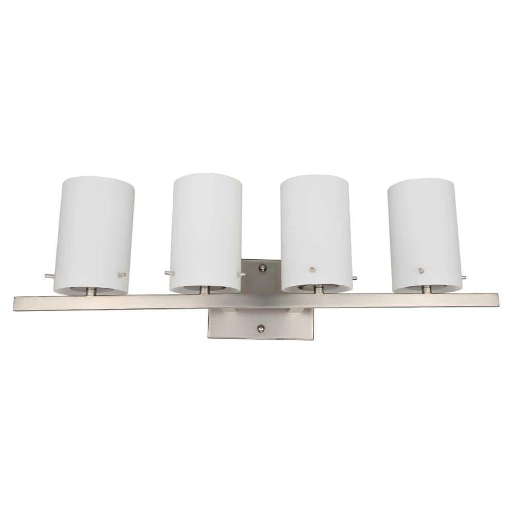 Rebecca 27 5 In 4 Lights Brushed Nickel Vanity Light PT300142 The   Brushed Nickel Vanity Lighting Pt300142 64 1000 