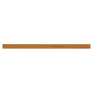 Hampton 91.5 in. W x 0.204 in. D x 4.375 in. H Kitchen Cabinet Toe Kick in Medium Oak