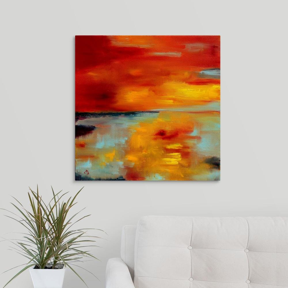 GreatBigCanvas 24-in H x 24-in W Abstract Print on Canvas | 2381914-24-24X24