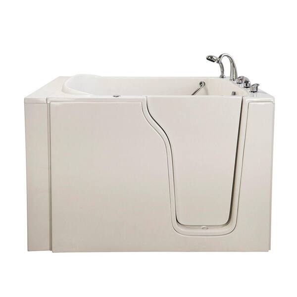 Ella Bariatric 4.58 ft. x 35 in. Walk-In Air and Hydrotherapy Massage Right Drain Bathtub in White