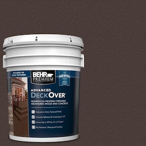 5 gal. #SC-103 Coffee Textured Solid Color Exterior Wood and Concrete Coating