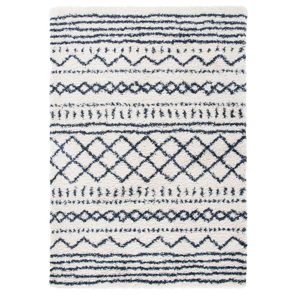 Arizona 5 ft. x 8 ft. Ivory/Slate Geometric Area Rug price history on PriceWatchPro
