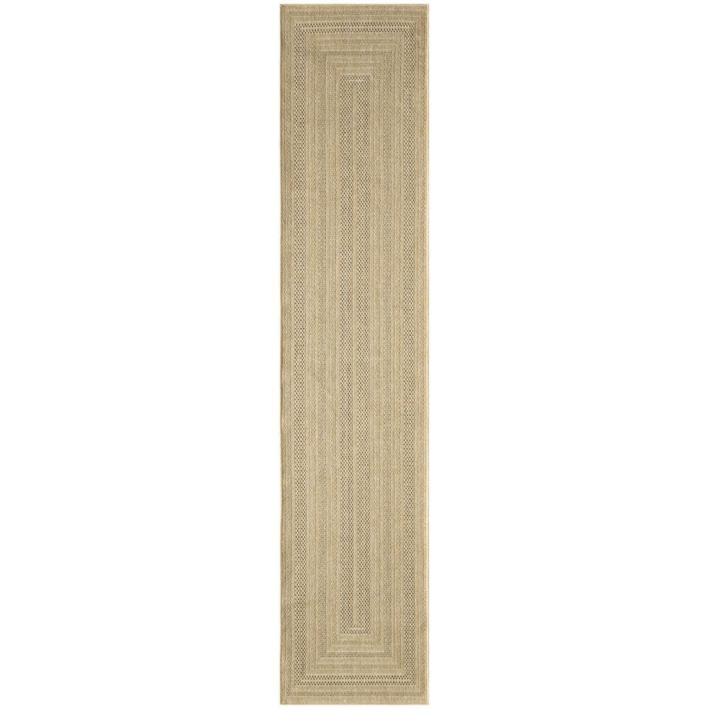 Tulum Taupe Grey 2 ft. x 10 ft. Linear Contemporary Runner Area Rug price history on PriceWatchPro