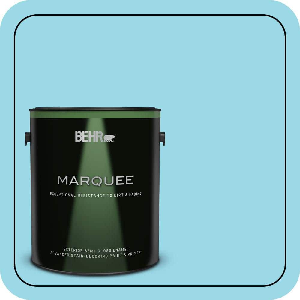 1 gal. #P480-3 Cool Water Lake Semi-Gloss Enamel Exterior Paint & Primer price history on PriceWatchPro