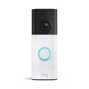 Battery Doorbell 2K - Retinal 2K with Wide-Angle Video, up to 6x Enhanced Zoom, 2-Way Talk - Speckled White