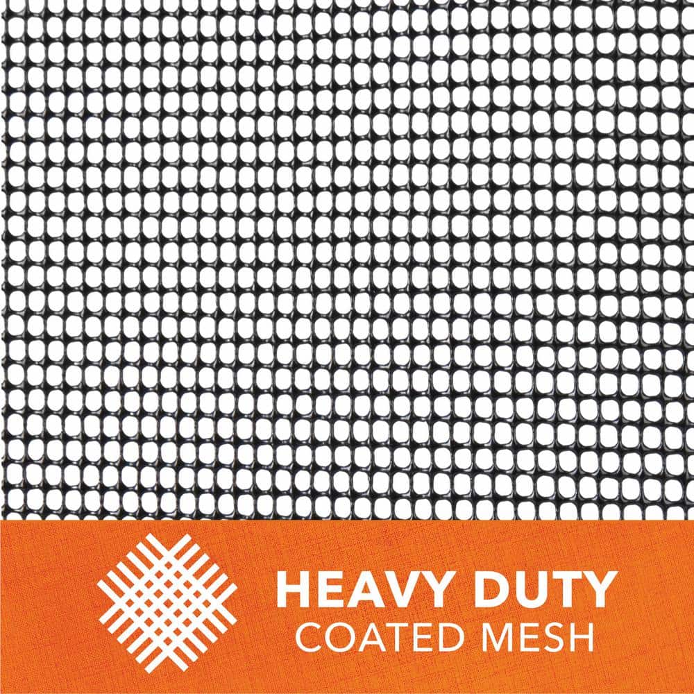 Weather-Resistant Beige and Black Outdoor AC Cover, 32" Square