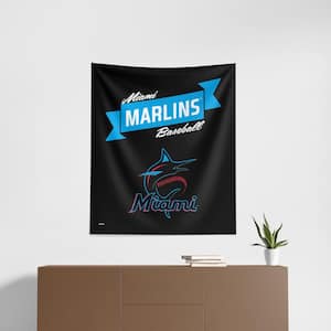 MLB Premium Marlins Printed Multi-Colored Wall Hanging