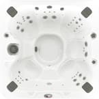 7-Person 45-Jet Premium Acrylic Bench Spa Standard Hot Tub with Ozonator and Bluetooth Sound System