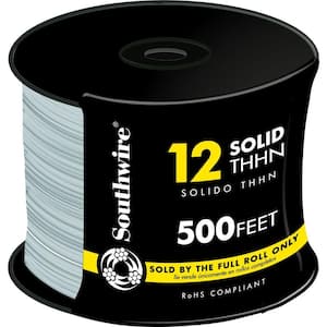 500 ft. 12 Gray Solid CU THHN Wire