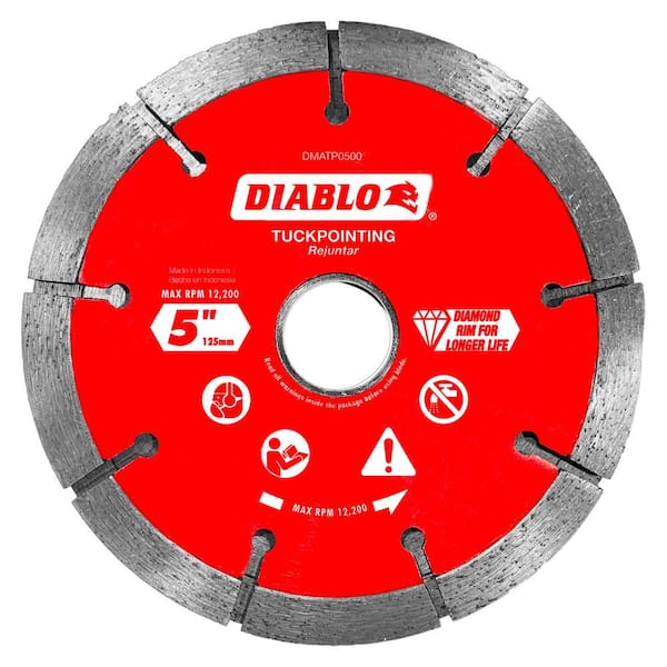 DIABLO 5 in. Diamond Tuck Point Blade for Masonry