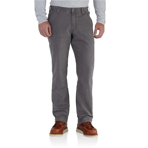 Carhartt(30×32) Carhartt Men's 32 in. x 30 in. Gravel Cotton/Spandex Rugged