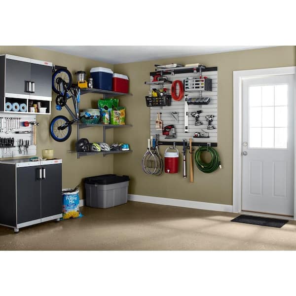  Rubbermaid FastTrack Rail Bench Blox Kit, Garage Organization  System for Tools, Cleaning Supplies, Space Saving : Home & Kitchen