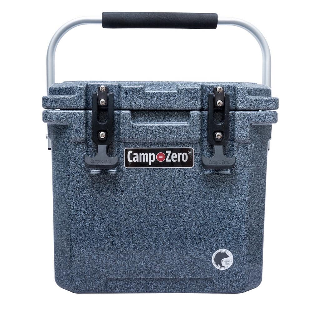 CampZero 12.9 qt. Premium Cooler with Folding Handle, Black Granite CZ12LDBG The Home Depot