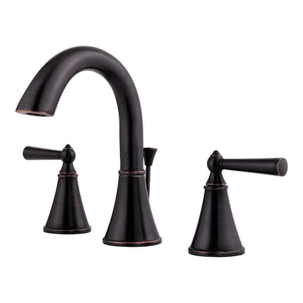 Pfister Saxton 8 in. Widespread 2-Handle Bathroom Faucet in Tuscan Bronze