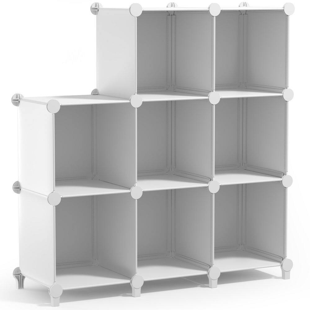 38.25 in H x 37 in W x 12.25 in D White Fabric 20-Cube Storage Organizer, Waterproof Cubby Shelf for Closet price history on PriceWatchPro