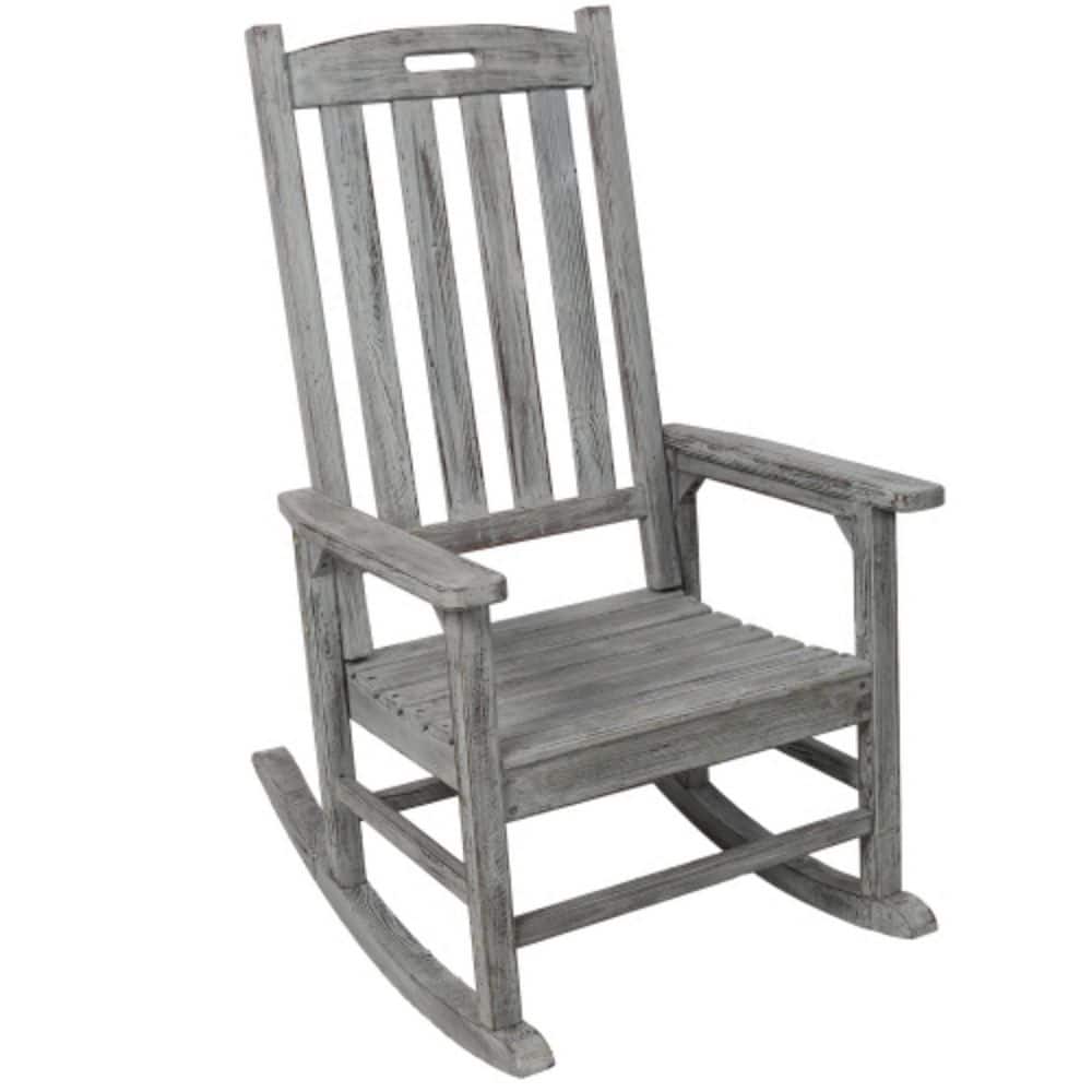 Series Frame Light Grey Wood Outdoor Rocking Chair price history on PriceWatchPro