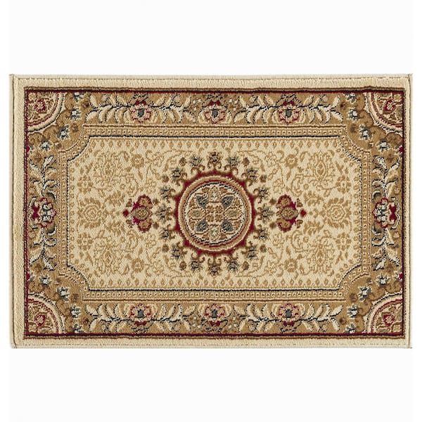 Sensation Oriental Ivory 2 ft. x 3 ft. Indoor Area Rug